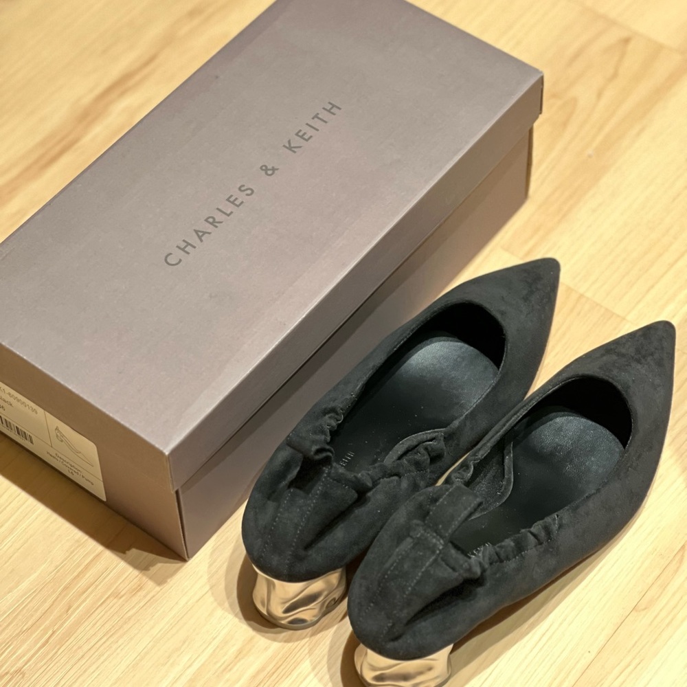 Charles & Keith Black Heels
